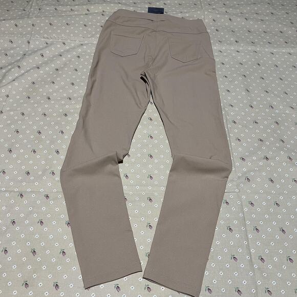 TAGOO Pants Womens Small Beige Stretch Pull On Back Pockets Nylon Spandex Skinny - Picture 8 of 8